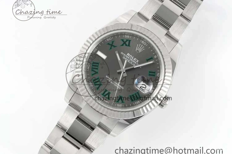 Roman Bracelet Edition Oyster 41 Dial 126334 DateJust Steel Gray Clean on 1:1 VR3235 904L Best 0506